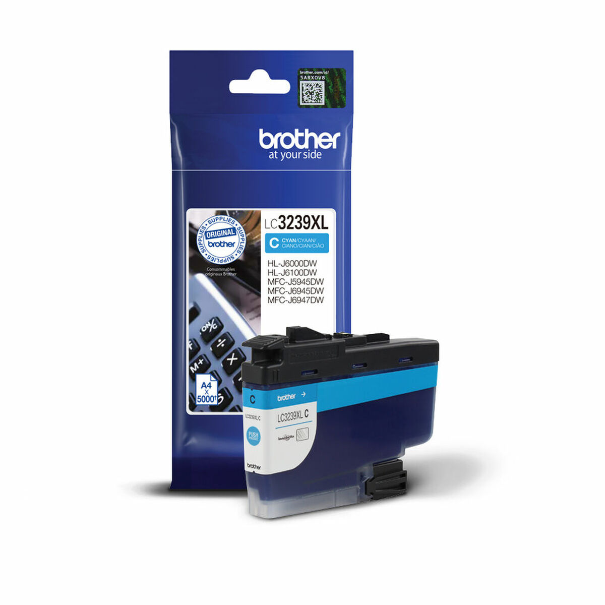 Originale Blekkpatroner Brother LC-3239XLC Blå Cyan